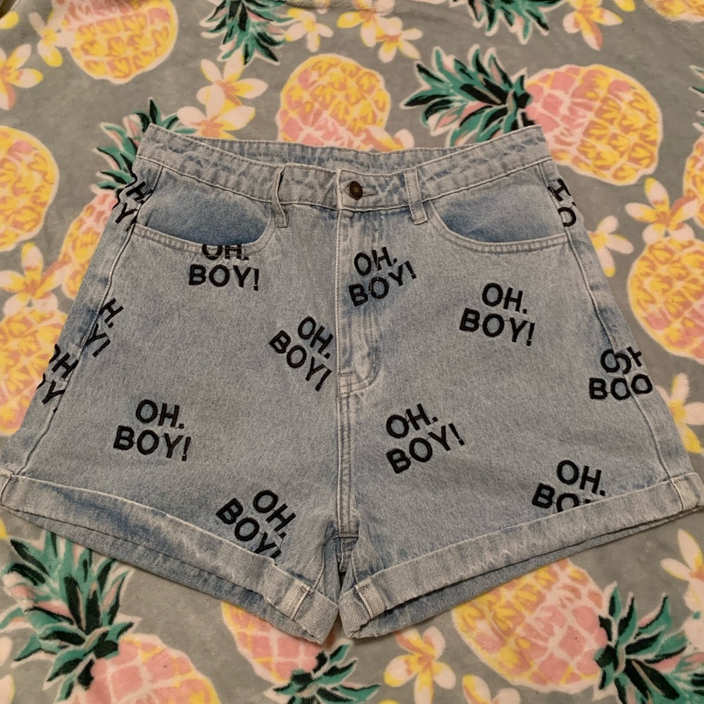Small business denim shorts